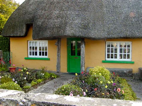 Adare Thatched Cottage Irish Fireside Travel And Culture