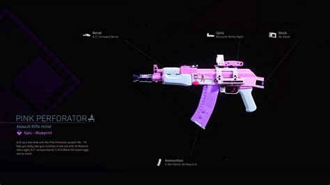Pink Perforator Cod Warzone And Modern Warfare Weapon Blueprint