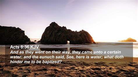 Acts 836 Kjv Desktop Wallpaper And As They Went On Their Way They