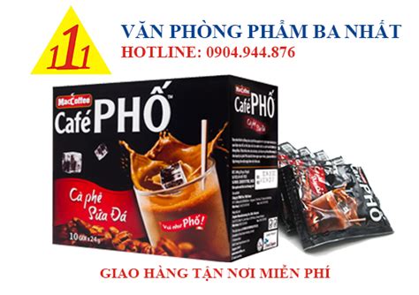 Cà Phê Sữa Maccoffee Cafe Phố 240g Văn Phòng Phẩm Ba Nhất