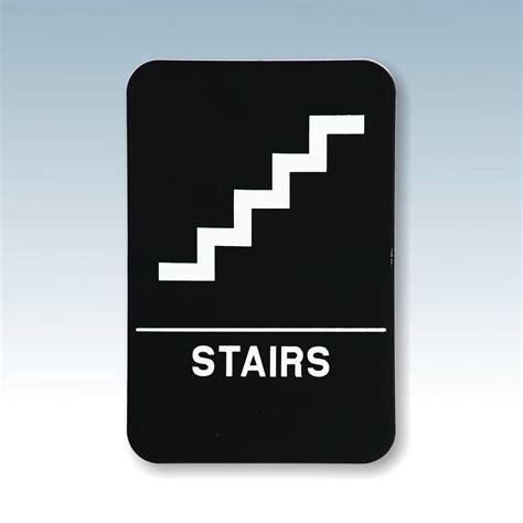 6″ X 9″ Stairs Ada Sign Ryder Engraving