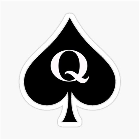 Queen Of Spades Womens Tattoo Idea Sticker For Sale By