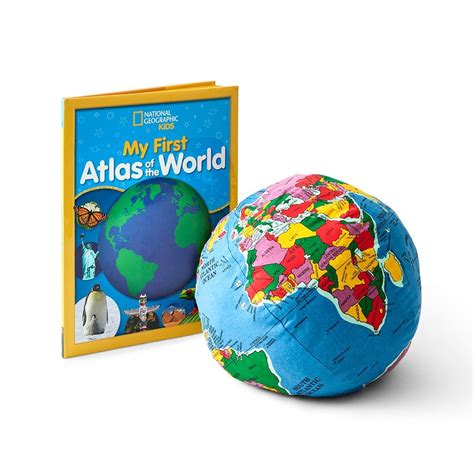 National Geographic Kids My First Atlas Of The World And Hugg A Planet