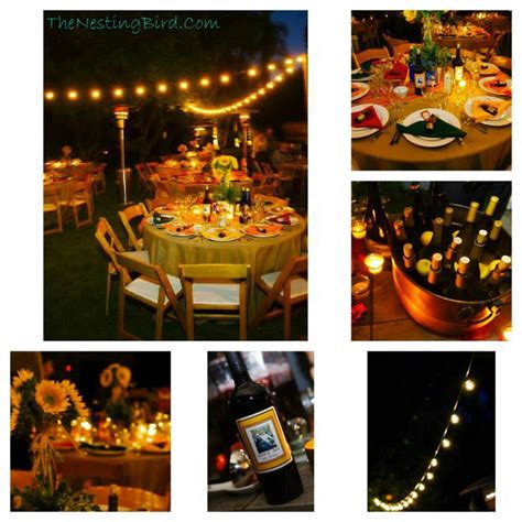 November 09, 2015 at 2:06 pm. Tuscan Birthday Decor | Outdoor dinner parties, Italian ...