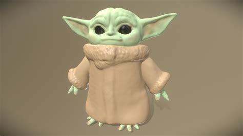 Baby Yoda Buy Royalty Free 3d Model By Ainaritxu14 48f6bf9