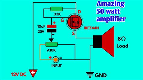 Amazing 50 Watt Amplifier Making Creative Ideas Homemade Projects