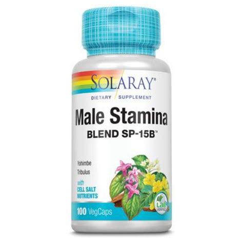 Buy Solaray Male Stamina Blend Sp 15b 100 Caps Online At Low Prices In