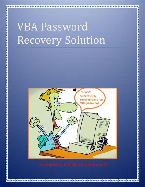 Calaméo Vba Password Recovery