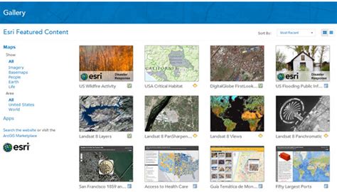 Using And Customizing The New Gallery Arcgis Blog