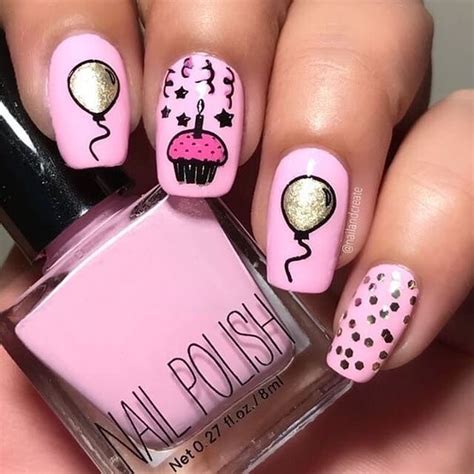 50 Stylish Birthday Nail Designs Ideas Fashion 2d Kids Nail