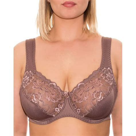 Unibra Underwire Full Coverage Bra Wide Straps Support Panels Plus Size 34 36 38 40 42 44 C