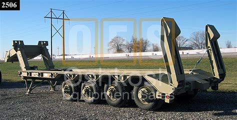 M747 60 Ton Military Low Boy Trailer T 1100 29 Oshkosh Equipment