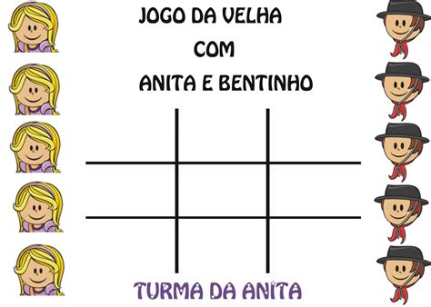 Turma Da Anita Jogo Da Velha