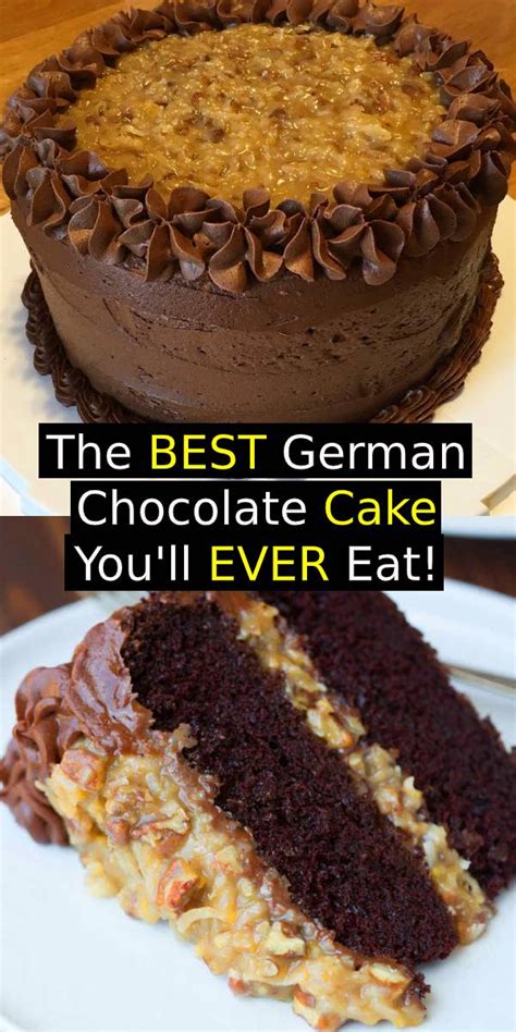 This german chocolate cake recipe is the most delicious, moist, flavourful cake ever! The BEST German Chocolate Cake You'll EVER Eat! #chocolate ...