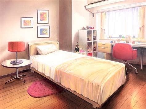 Aesthetic Modern Anime Bedroom Background Trendecors