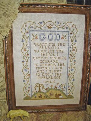 We did not find results for: Homespun Elegance Serenity Prayer (reprint) - Cross Stitch ...