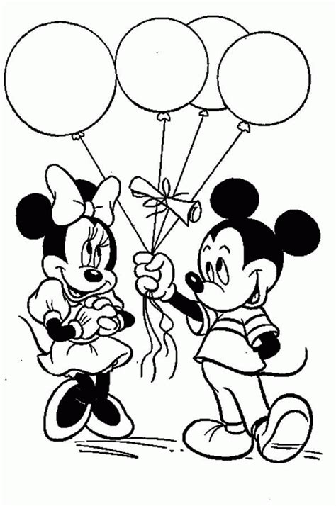 Just print it out and have fun! Mickey And Minnie Mouse Coloring Pages To Print For Free ...