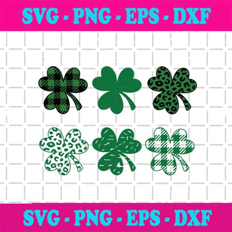 Shamrock Svg Bundle Patrick Svg Shamrock Svg Lucky Clover Svg St