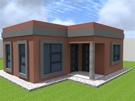2 Bedroom House Plans With Flat Roof Nada Home Design