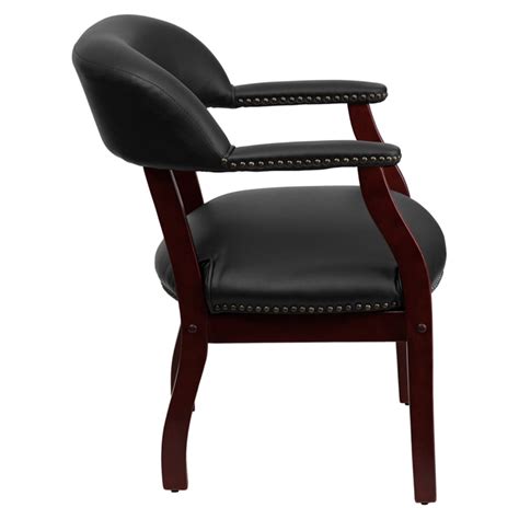 Conference Chair Black Faux Leather Dcg Stores