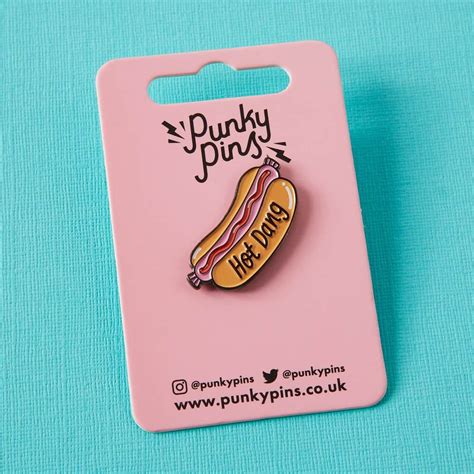 hot dang enamel pin punky pins bitropolis