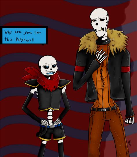 Swapfell Sans And Papyrus By Cerberichydra On Deviantart