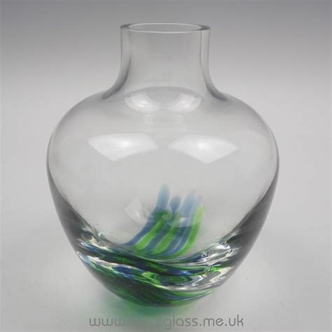 Caithness Oban Glass Vase Vase Caithness Glass Glass Vase