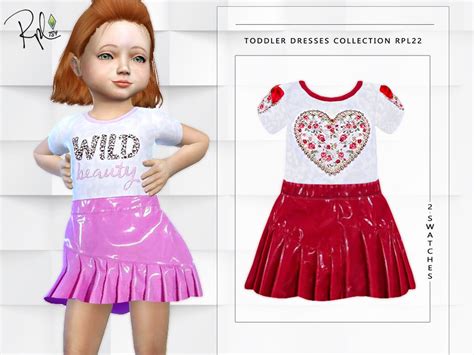 The Sims Resource Toddler Dresses Collection Rpl22 Toddler