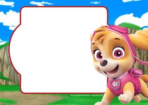 FREE Paw Patrol Invitation Template – Complete Collection | FREE