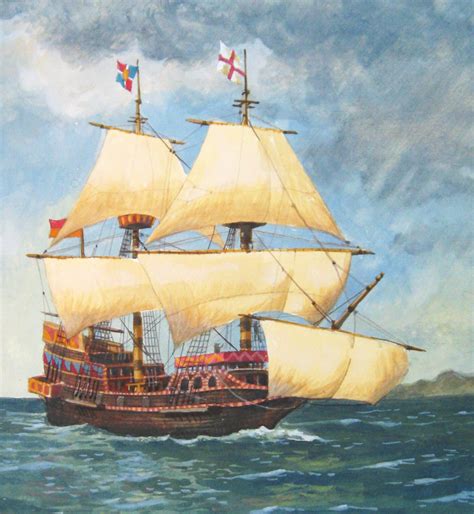 Galleon Ship Painting At Explore Collection Of
