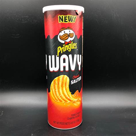 Pringles Wavy Classic Salted Flavour Potato Crisps 130g Usa