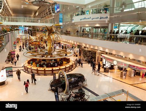 Dubai International Airport Terminal Interior Dubai Uae United Arab