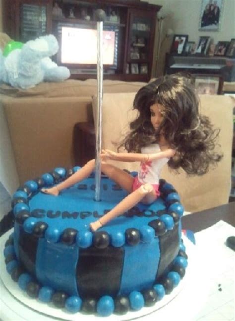 Stripper Birthday Cake Surprise