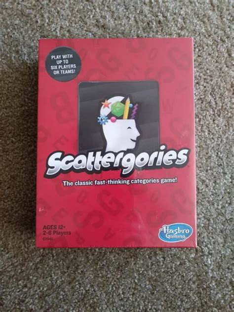 Hasbro Gaming Scattergories New Table Top Game Board Game 2020 Picclick