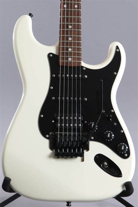 1987 Fender Made In Japan Floyd Rose Stratocaster White Malmsteen Scal