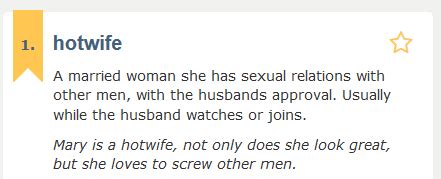 We Watch Wives Definition Of A Hotwife