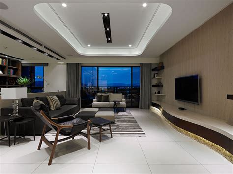 Contemporary Taiwan Apartment Showing Luxury And Simplicity In Interior