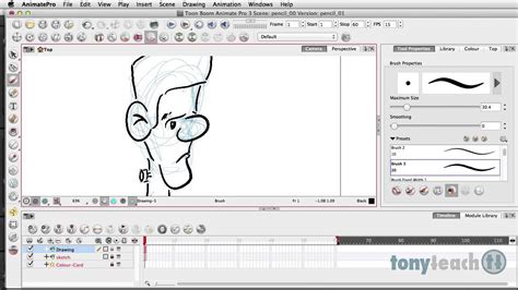 Toon Boom Animate Pro 3 Pencil Tool Youtube