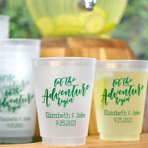 Custom Printed Plastic Cups Wedding Cups Frosted Wedding Cups