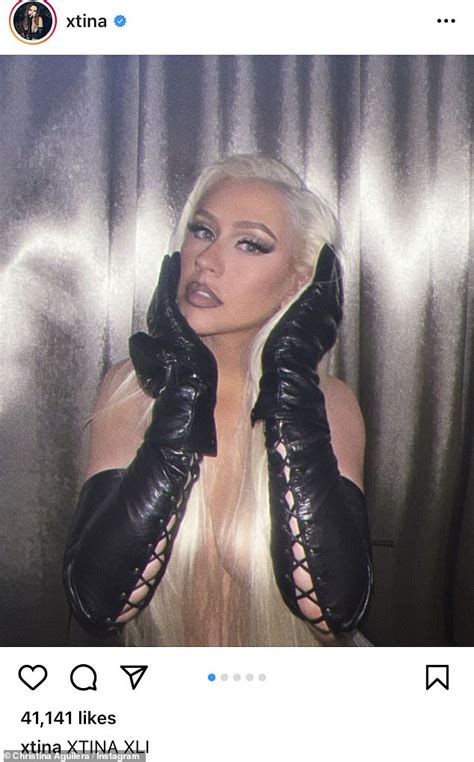 Christina Aguilera Poses Topless As She Celebrates Her St Birthday Xtina