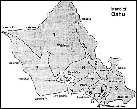 Hawaii Congressional Districts Map