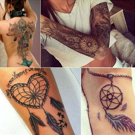 Dreamcatcher Tattoos Powerful Talisman For Good Dreams And Thoughts