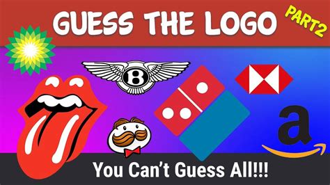 Guess The Logo In 5 Seconds Logo Quiz 2022 Part 2 In This Second