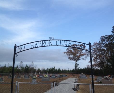 Mount Hebron Cemetery På Alabama ‑ Find A Grave Begravningsplats