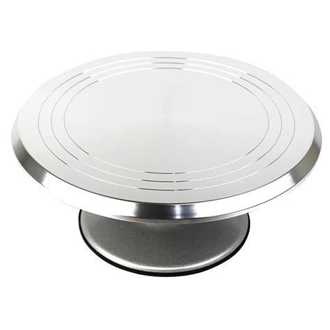 12 Inch Aluminum Alloy Revolving Cake Stand Cake Turntable In