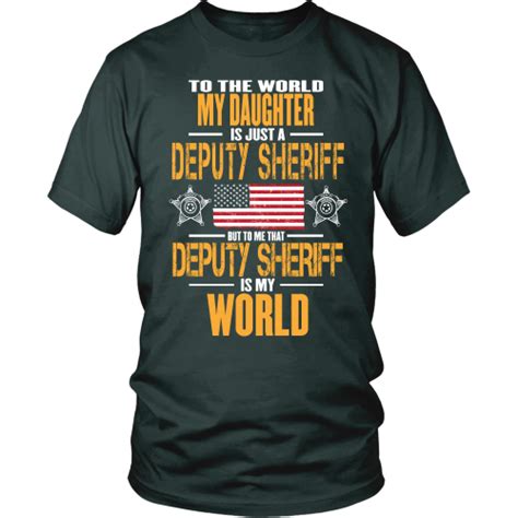 Deputy Sheriff Daughter Front Design Shoppzee