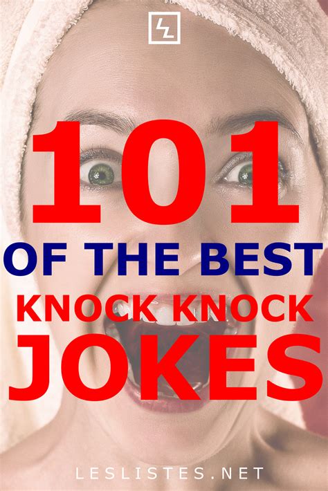 Knock knock jokes are some of the easiest jokes that you ...
