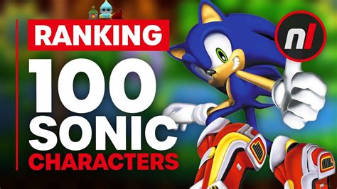 Ranking Too Many Sonic The Hedgehog Characters Youtube