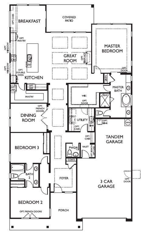 Each house plan drawing has the dimensions of the foundation, floor plans, and general information. Cherry - Marley Park