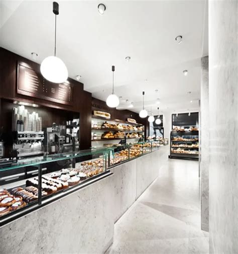 Source Modern Bakery Shop Interior Design With Display Furniture On